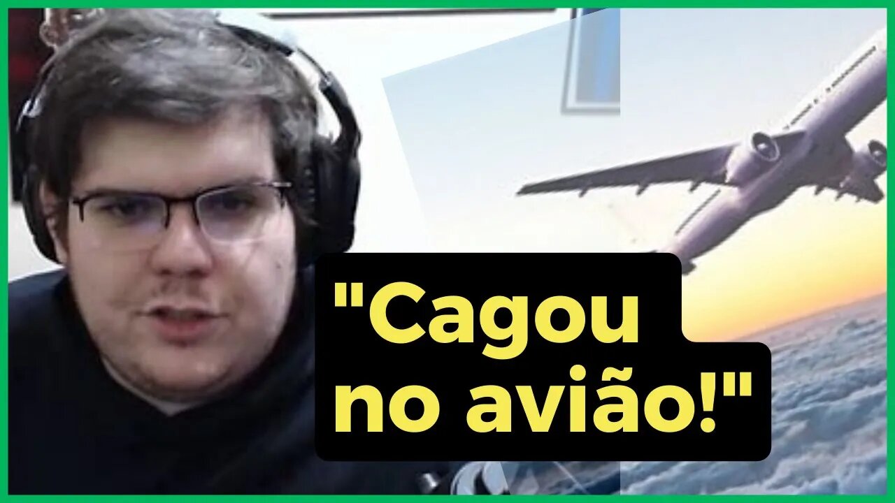 CASIMIRO REAGE O CARA PAROU O AVIÃO! Corte - React do Case