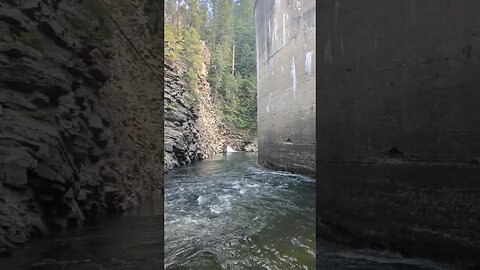 Back side of Eileen Dam 😱