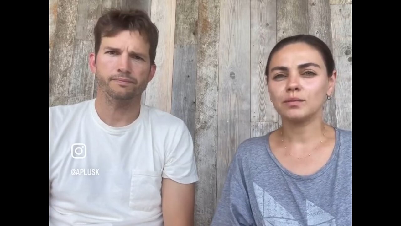 Ashton Kutcher & Mila Kunis' Apology Looks Like A Hostage Video