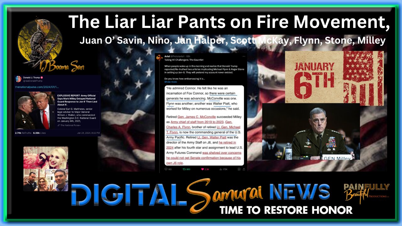 DSNews Jan 25th, 2024 | The Liar Liar Pants on Fire Movement