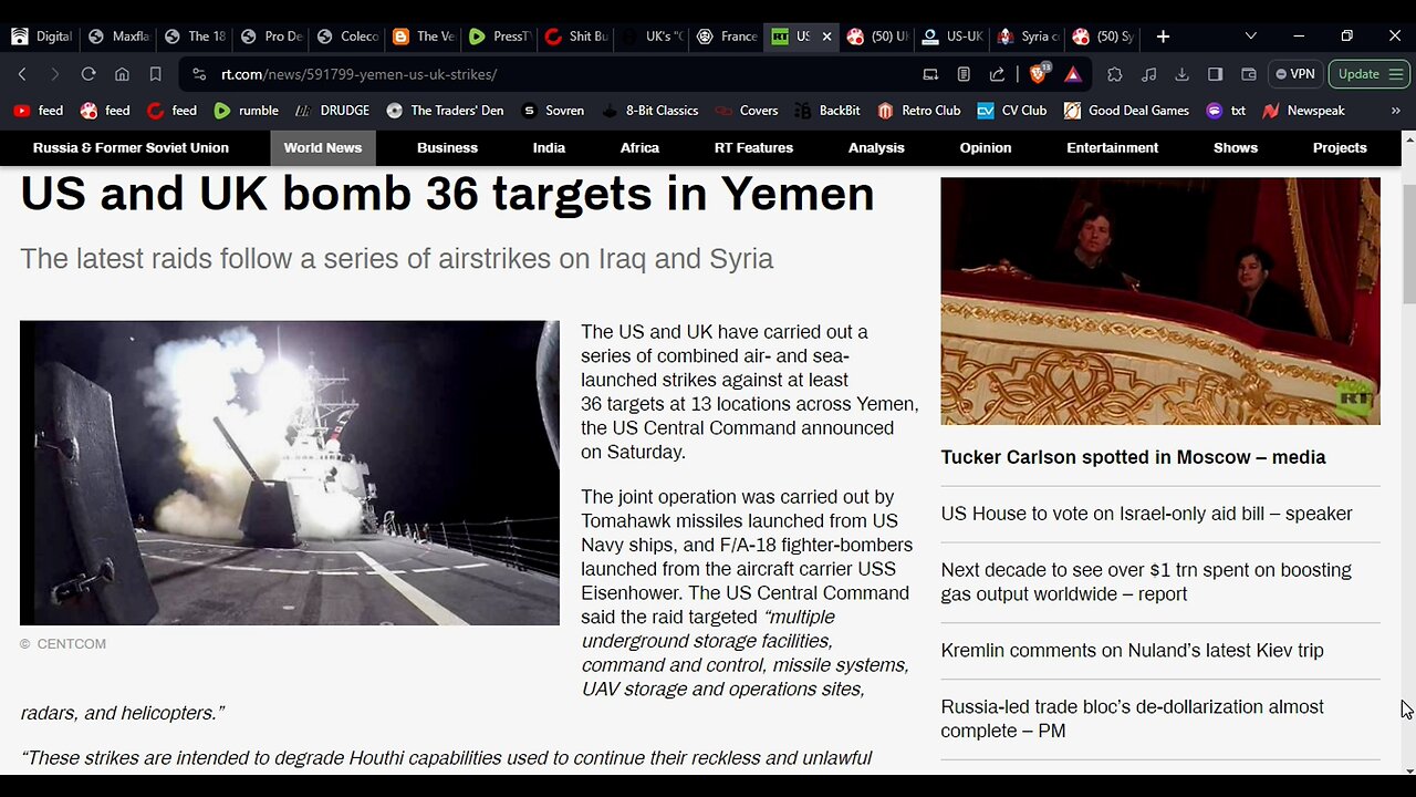 Escalation US Terrorists Bomb Yemen Again After Attacks On IRAQ SYRIA