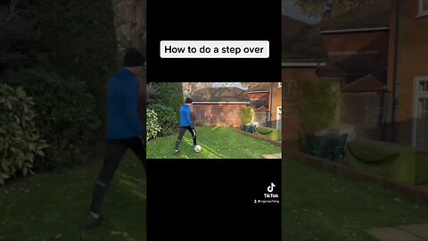 How to do a step over in football