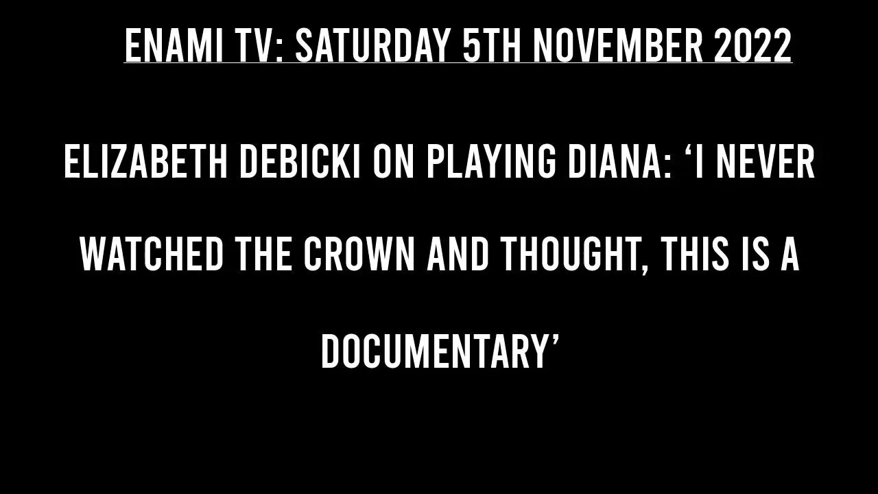 Elizabeth Debicki on playing Diana: ‘I never watched The Crown and thought, this is a documentary’.