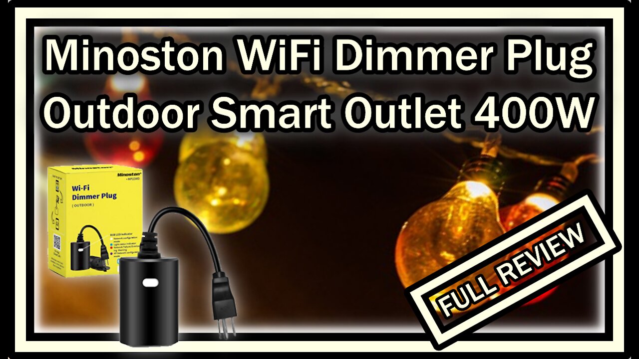 Minoston WiFi Dimmer Smart Plug MP22WD 400W FULL REVIEW (Unboxing Instructions Connecting Tutorial)