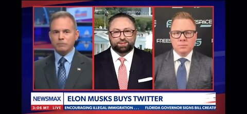 FreeSpace CEO Jon Willis with Gettr CEO Jason Miller on Newsmax talk Elon Musk's Twitter Takeover