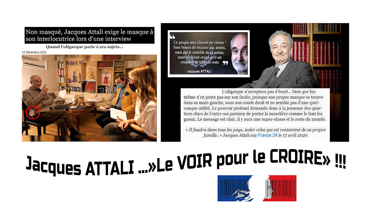 Jacques ATTALI? Faut le voir pour le croire !!!! (Hd 1080)