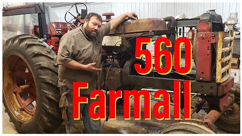 I should have listened to my wife.. #560 #Farmall engine removal goes wrong...