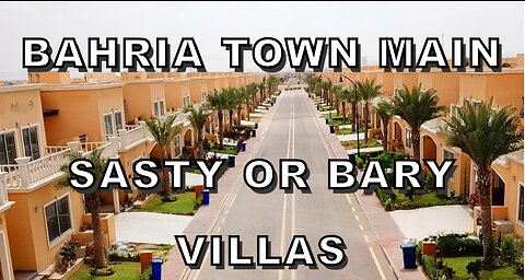 Sports city villa at reasonable price in bahria town karachi