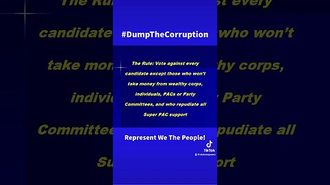 @joefirestonephd How To #DumpTheCorruption #USA #Election2024 #Politics