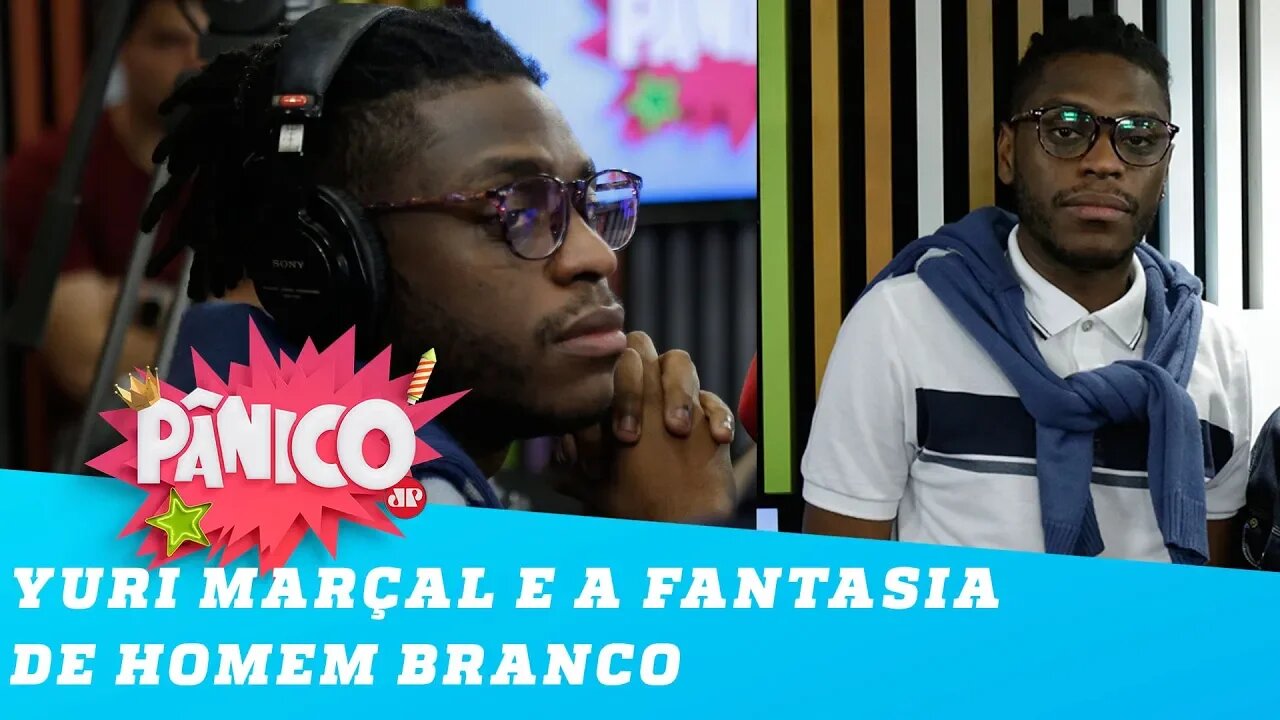 Yuri Marçal se fantasia de HOMEM BRANCO para o Dia da Consciência Negra