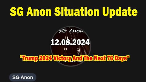 SG Anon Situation Update Nov 8: "Trump 2024 Victory And The Next 76 Days"