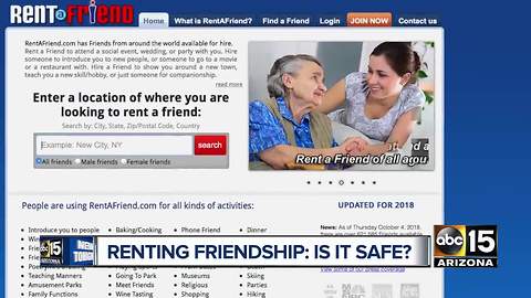 Is renting a friend safe?