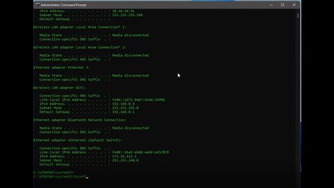 Command line networking tools