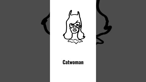 I Drew batwoman from Gotham Knights and named wrong..mistake #gothamknights #catwoman #art