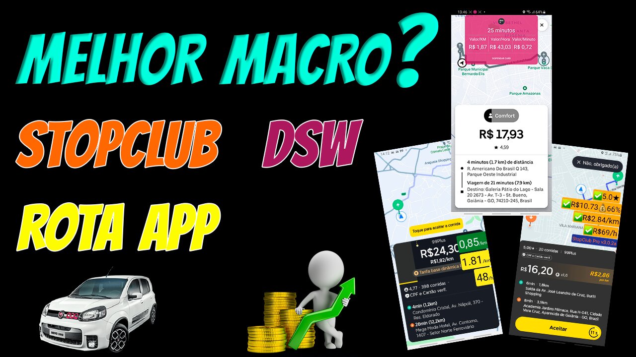 QUAL A MELHOR MACRO UBER | Valor por KM ou por Hora