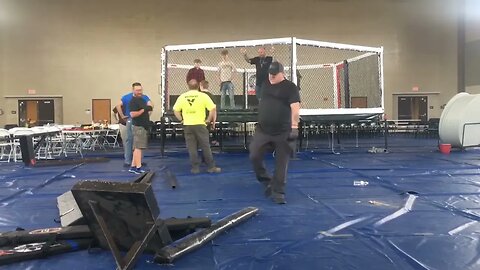MMA Cage Build Time Lapse