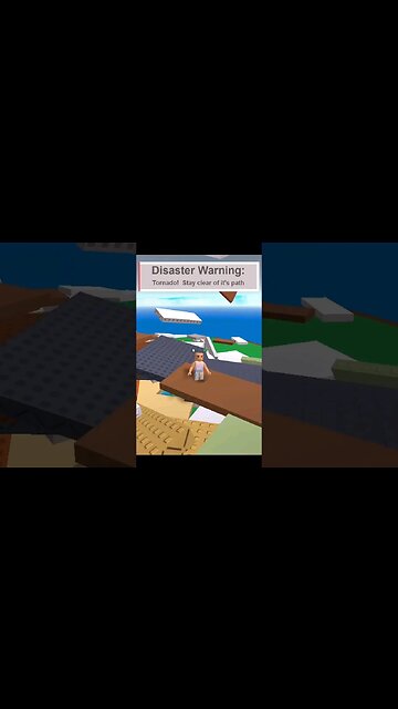 HOW TO NOT SURVIVE A TORNADO! 🌬😲 #roblox #survival #games #how