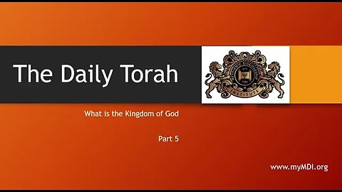 What is the Kingdom of God - Part 5