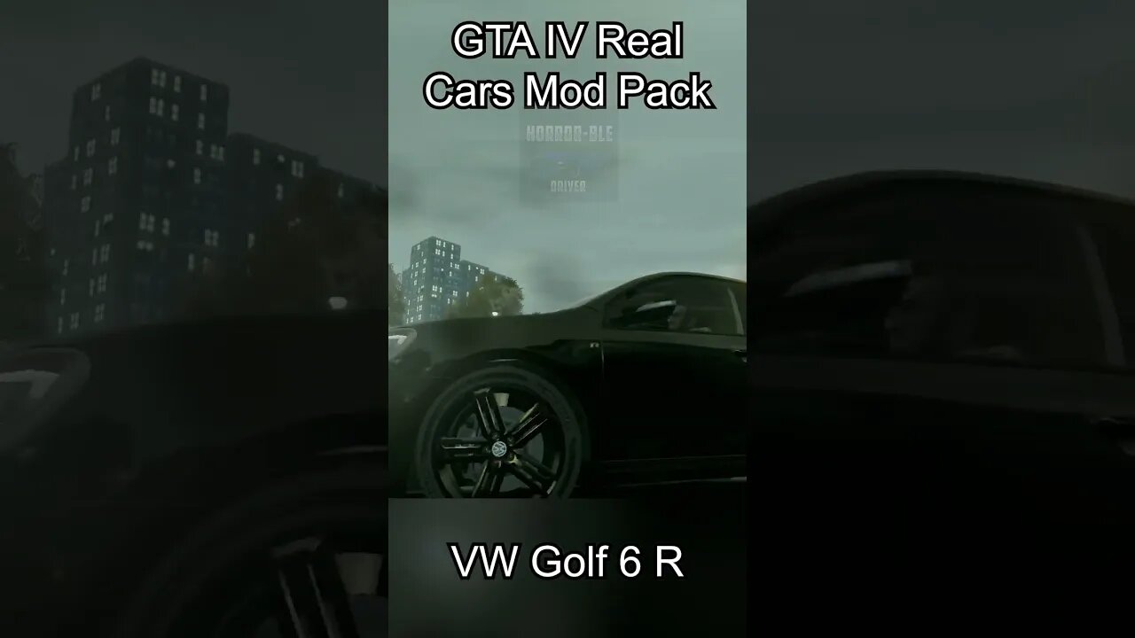 VW Golf 6 R - GTA IV Real Car Mods #shorts