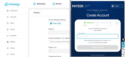 How To Get Free Payeer USD Cryptocurrency Paid To Click At Coinpayu And Instant Withdraw