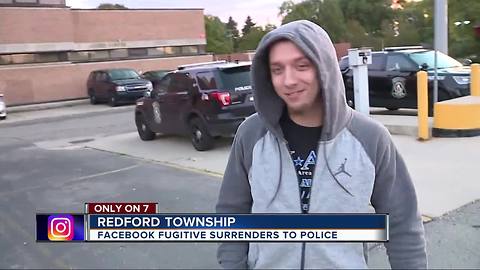 Facebook fugitive speaks with 7 Action News before turning himself in