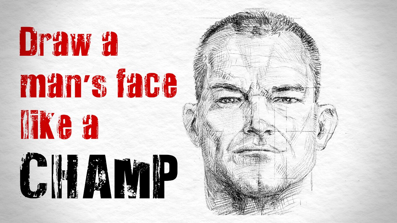 How To Draw A Man's Face Like A Champ