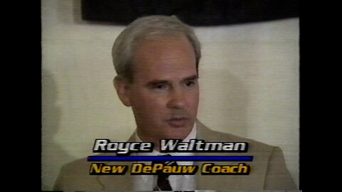 May 5, 1987 - Bob Knight Assistant Royce Waltman Named DePauw Men's Basketball Coach