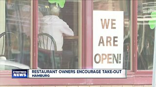 Hamburg restaurant owners urge people to order take out