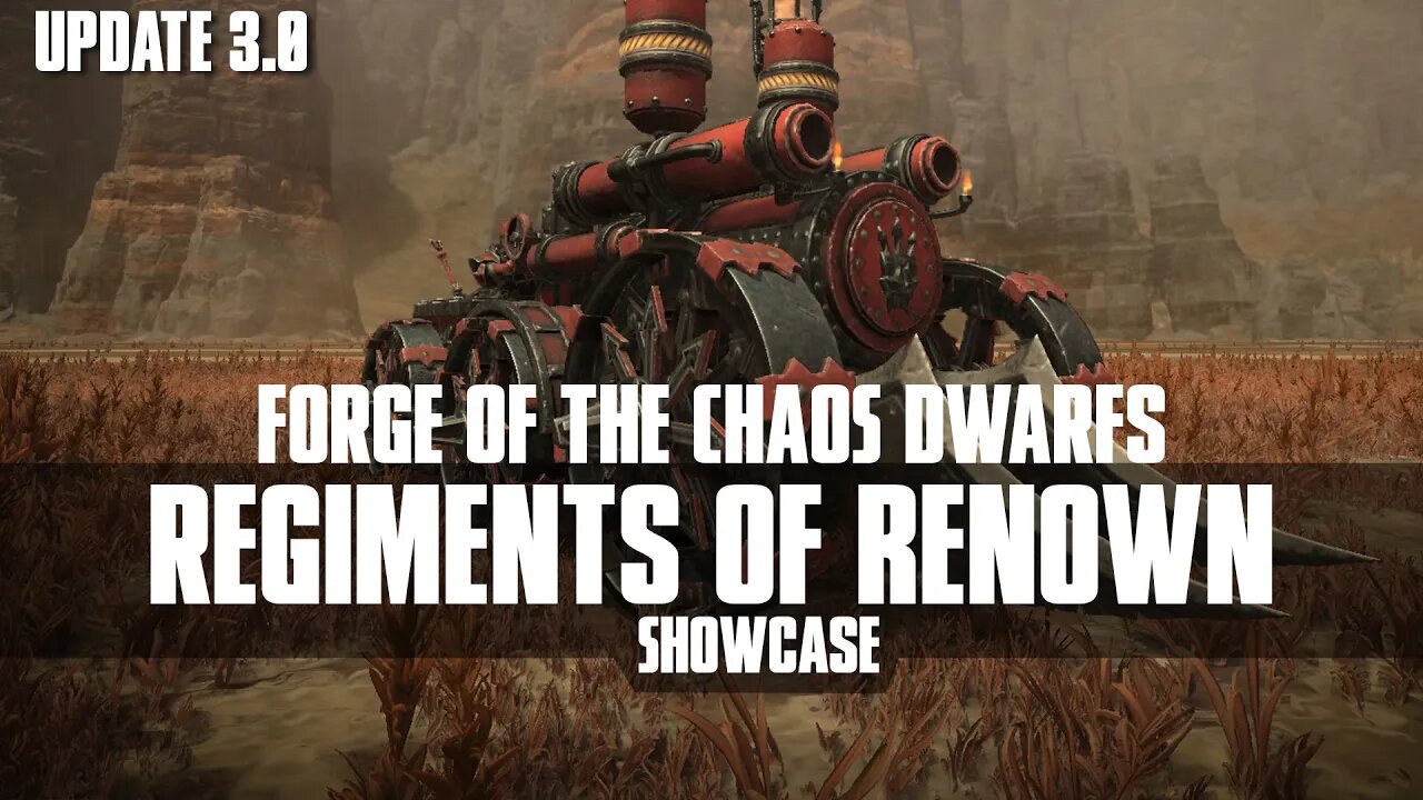 Forge of the Chaos Dwarfs Regiments of Renown Showcase - Total War: Warhammer 3 | 3.0