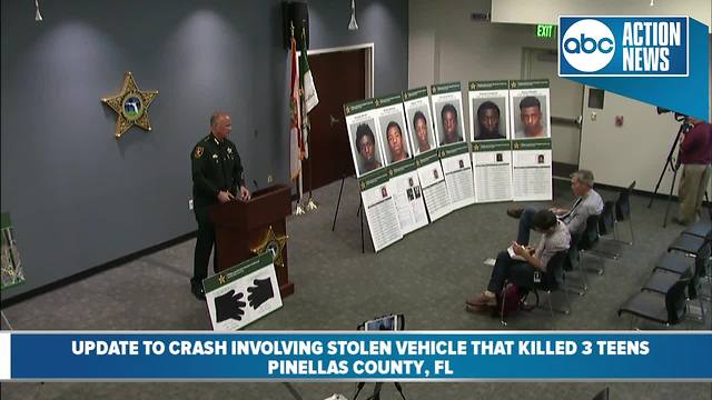 Sheriff: Three teens in stolen car die in fiery crash-Presser part 2
