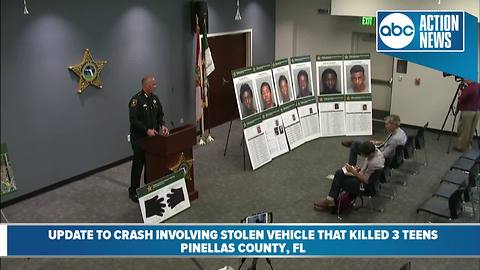 Sheriff: Three teens in stolen car die in fiery crash-Presser part 2