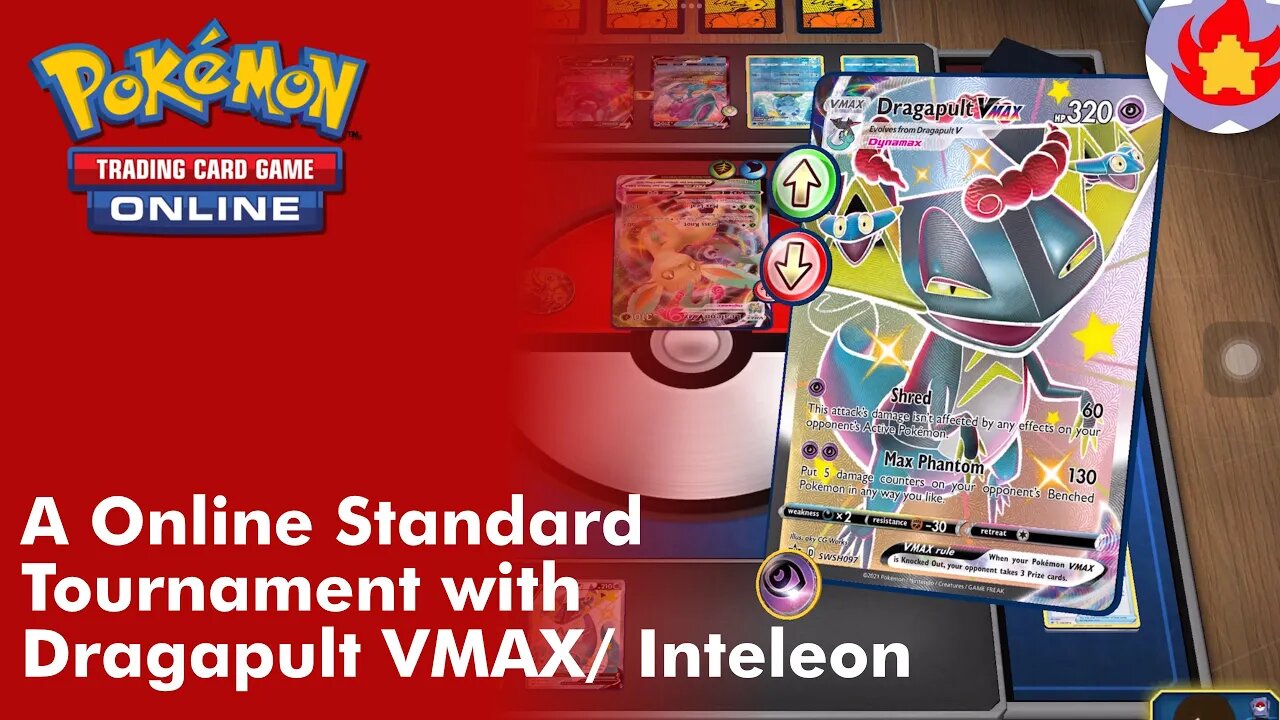 A Online Standard Tournament with Dragapult VMAX/Inteleon | Pokemon TCG Online