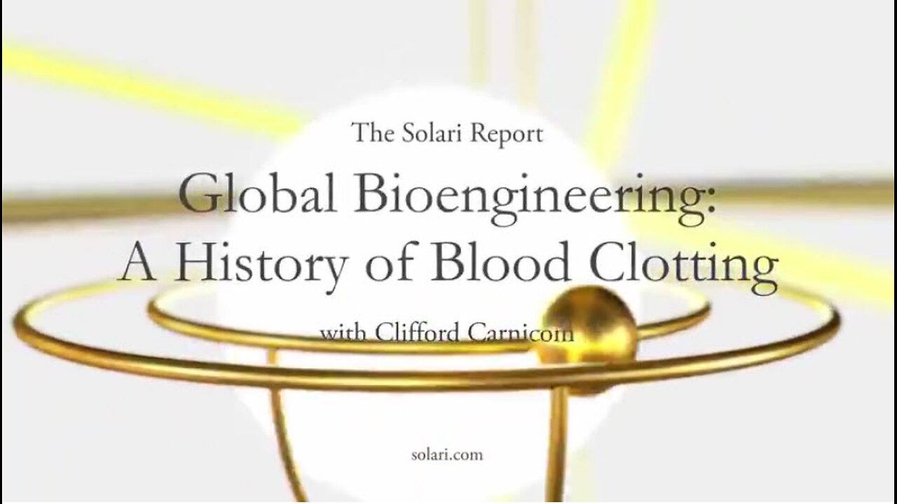 Global Bioengineering: A History of Blood Clotting with Clifford Carnicom and Elze van Hamelen