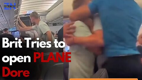 Shocking Moment: Passenger Attempts to Open Plane Door Mid Take off