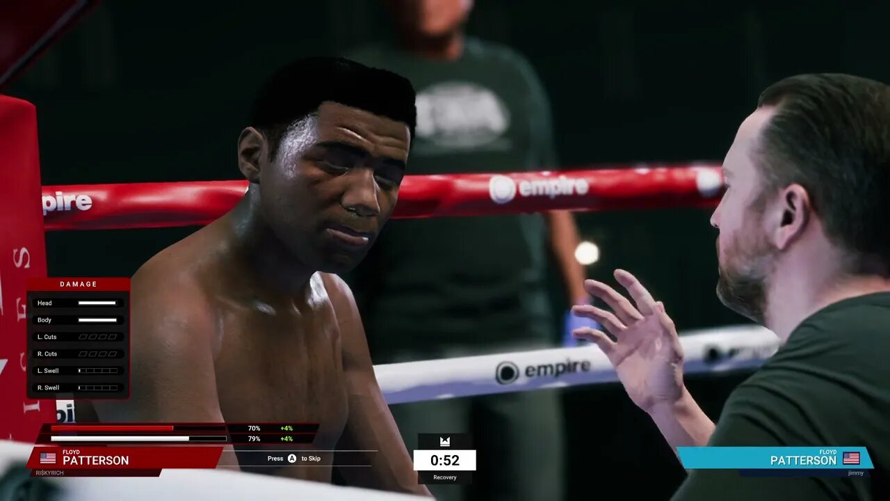 Undisputed Online Boxing Ranked Gameplay Floyd Patterson vs Floyd Patterson 2 (Chasing Platinum 2)