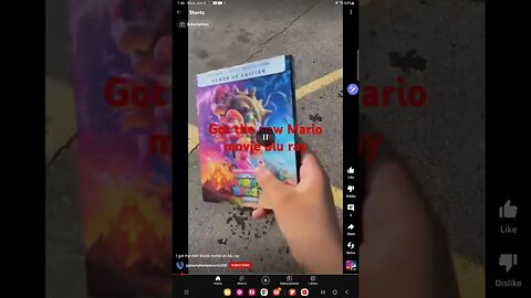 there is still no release date but a few stores are selling mario movie already