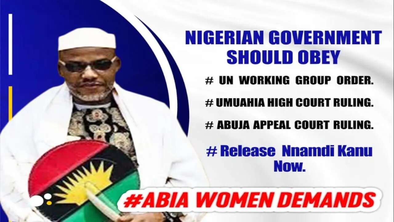 Breaking! Abia State Women Demands The Unconditional Release Of Mazi Nnamdi Knau