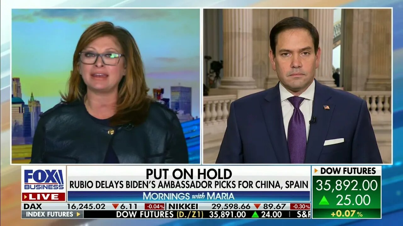 Rubio Joins Maria Bartiromo to Talk Cuba, His Decision to Hold Foreign Policy Nominees, and More