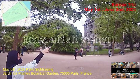 May 8th, 2023 - 17b Jardin des Plantes 75005 Paris, France.