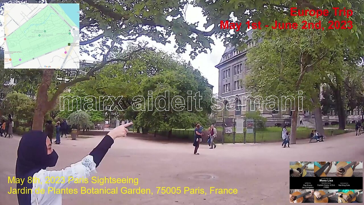May 8th, 2023 - 17b Jardin des Plantes 75005 Paris, France.