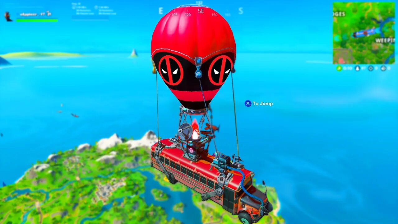 DEADPOOL BATTLE BUS in Fortnite!.. (NEW)