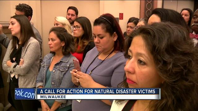 Milwaukee Hispanic community reaches out to help Puerto Rico, Mexico