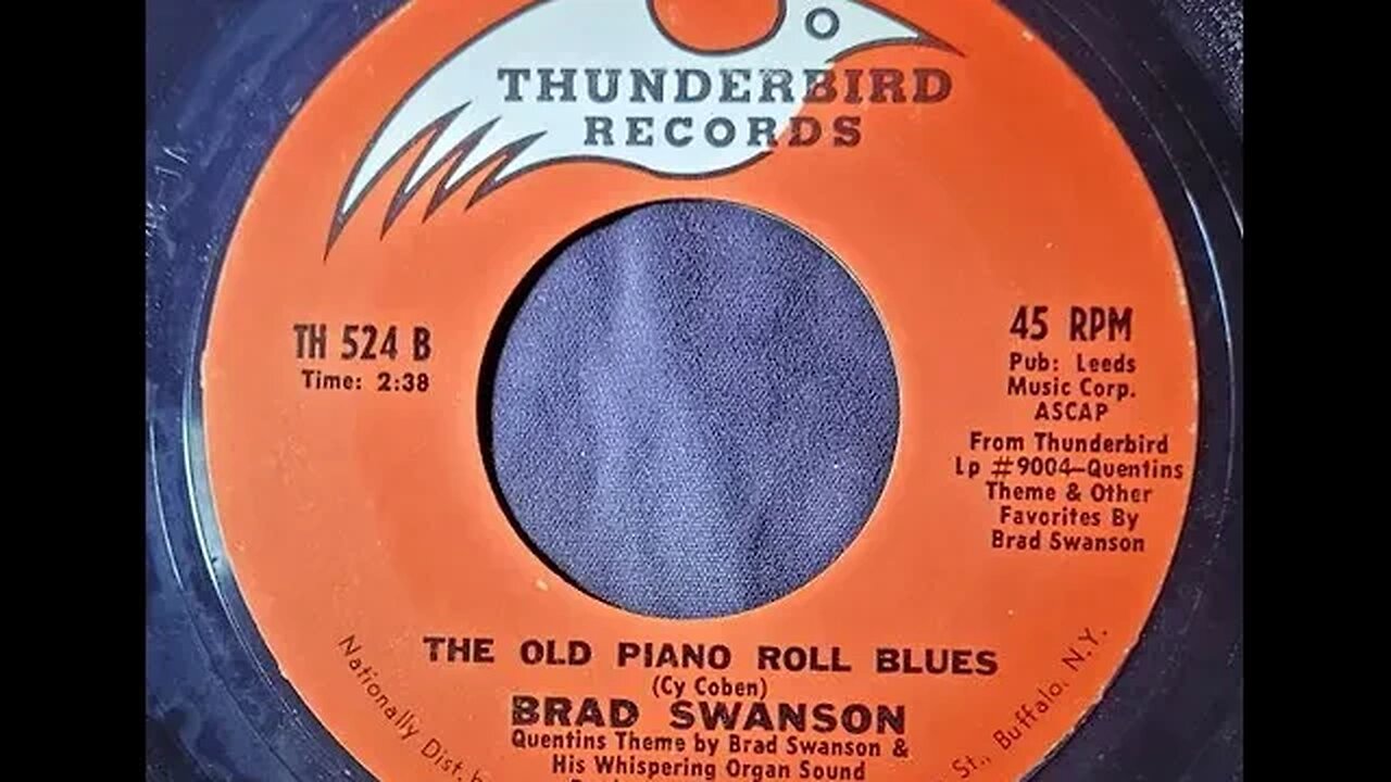 Brad Swanson - The Old Piano Roll Blues