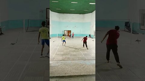 badminton practice half court badminton🏸 smash