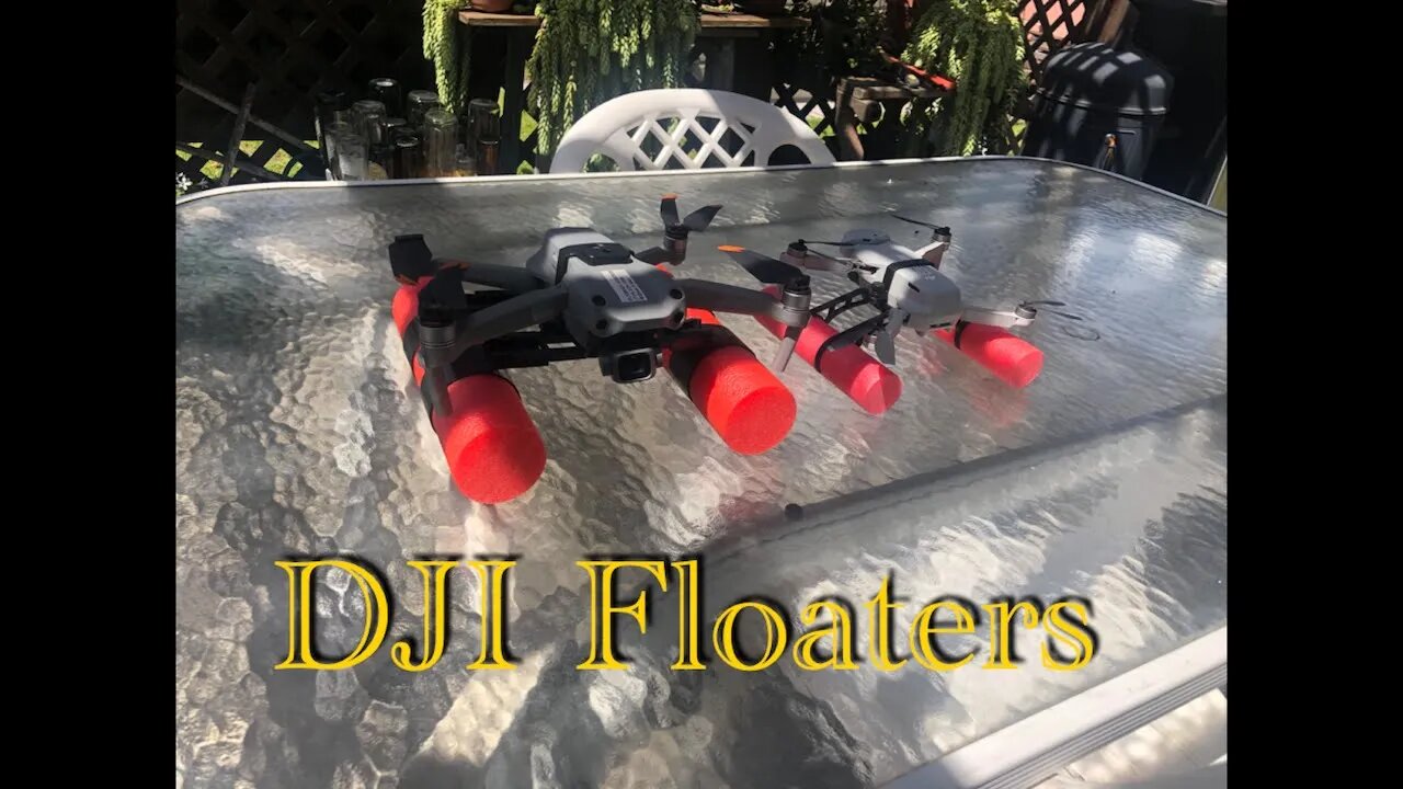 First Flights with Floats on my DJI Drones! Mavic Mini & Mavic Air 2S for Offshore Flying