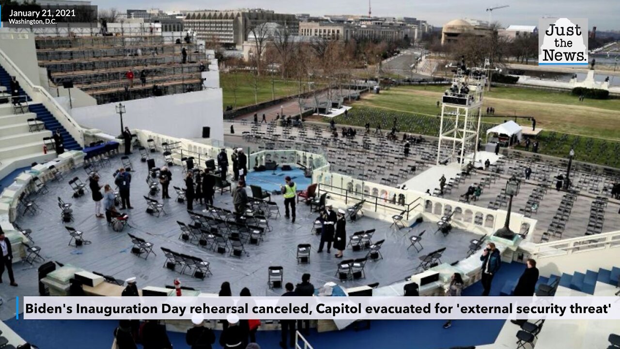 Biden's Inauguration Day rehearsal canceled, Capitol evacuated for 'external security threat'