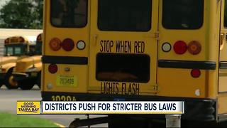Districts working to target drivers who pass school buses