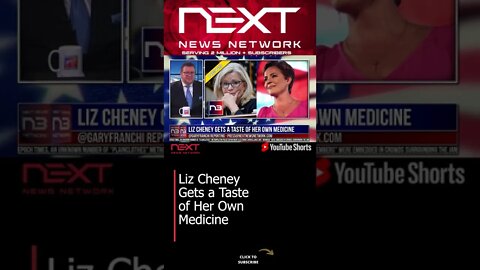 Liz Cheney Gets a Taste of Her Own Medicine #shorts