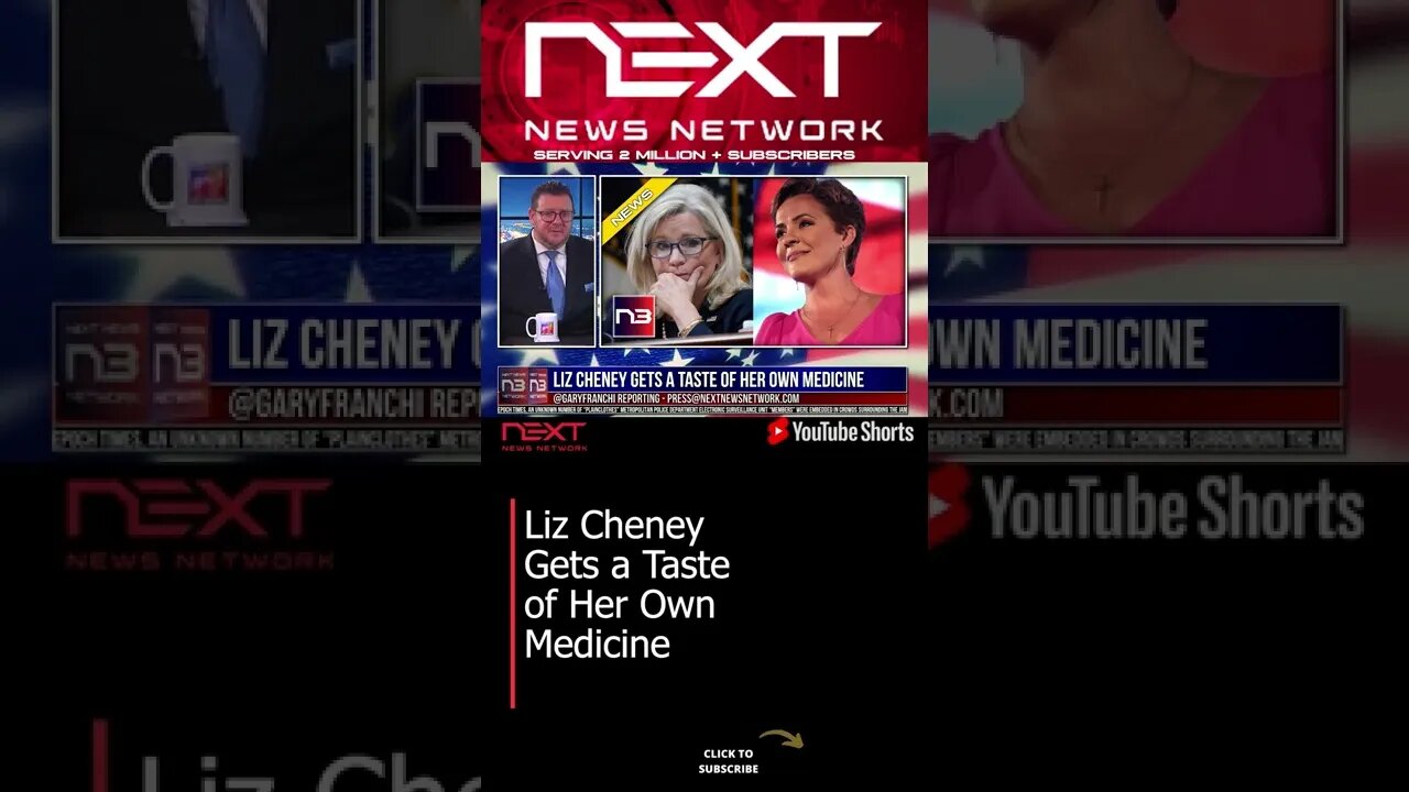 Liz Cheney Gets a Taste of Her Own Medicine #shorts