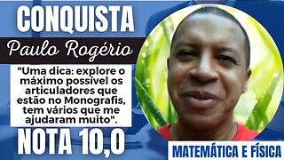 Monografis #182 | Conquista | PAULO ROGÉRIO | MATEMÁTICA E FÍSICA